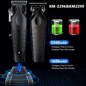Kemei KM-2360 Hot Sale Electric Cordless Hair Clipper Shaver Professional Hair Clipper and Trimmer Set