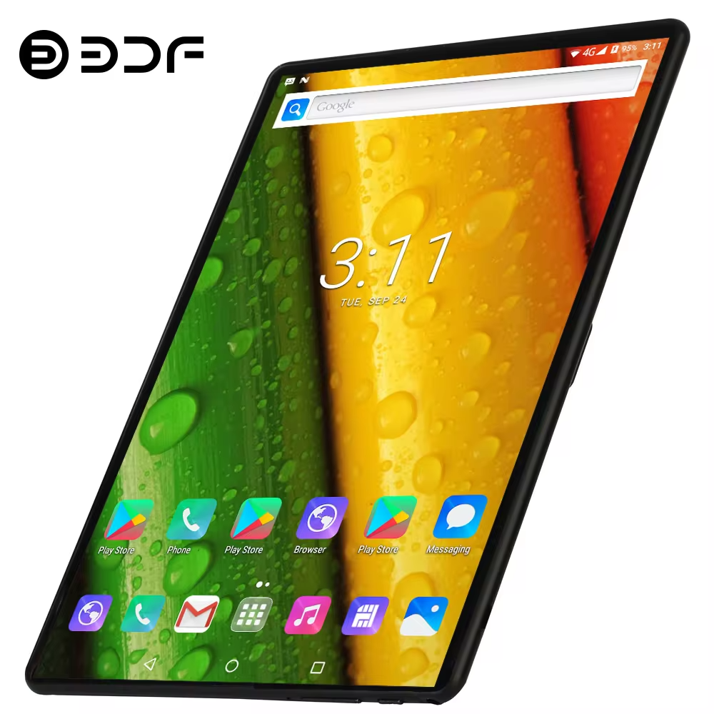 2024 Global Version Tablets New 10.1 Inch Octa Core 8GB RAM 256GB ROM  Android 12 Google Play 4G Phone Call 5G WiFi Table...